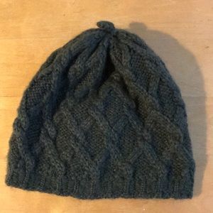 Wooden Ships Dk. Green Wool/ Mohair Slouchy Beanie